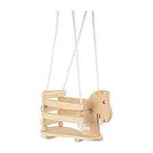 Small Foot wooden rocking pony, 45 x 27 x 30 cm