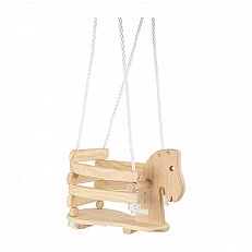 Small Foot wooden rocking pony, 45 x 27 x 30 cm