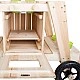 Small Foot Play kitchen, on wheels, with sand and water, wooden