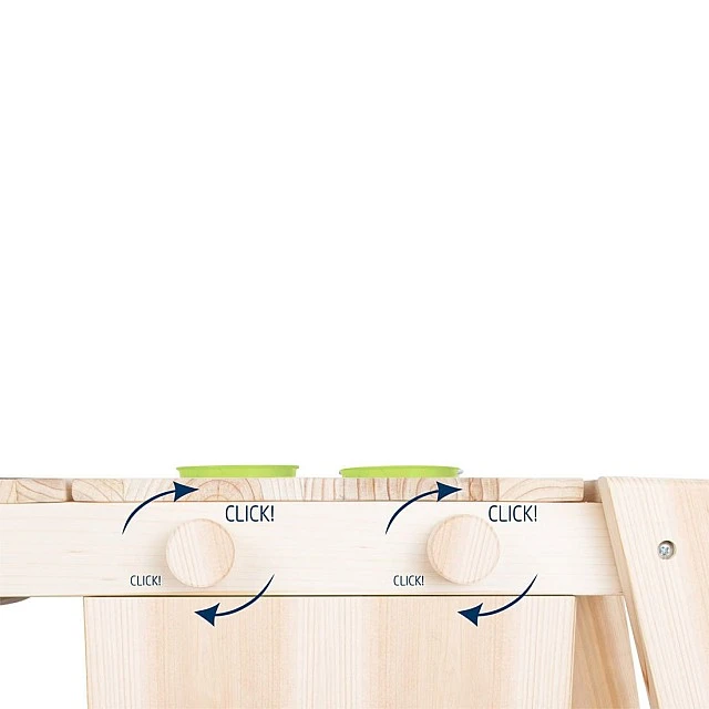 Small Foot Play kitchen, on wheels, with sand and water, wooden