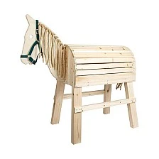 Small Foot wooden horse, 111 x 53 x 111 cm