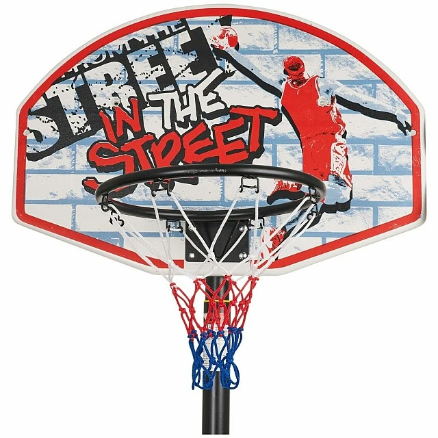 Basketball hoop, adjustable height, 140 - 190 cm