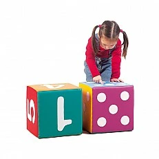 Nowa Szkola Soft module, dice, with dots, 30 cm