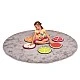 Nowa Szkola Fruit cushions, soft, flat, 6 pieces