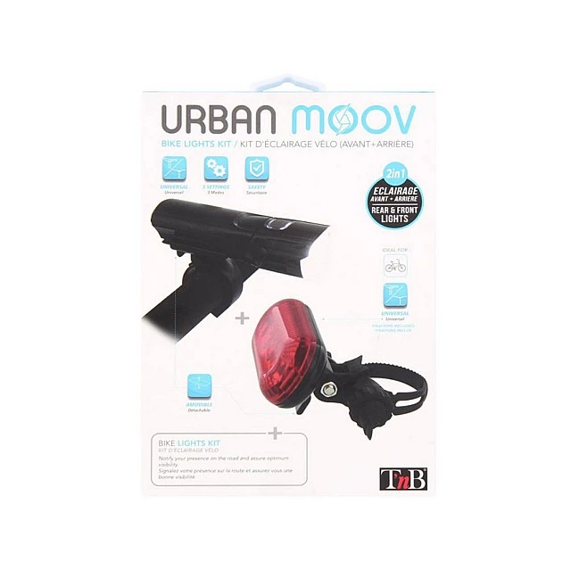 TNB bike light set Urban Moov, LED