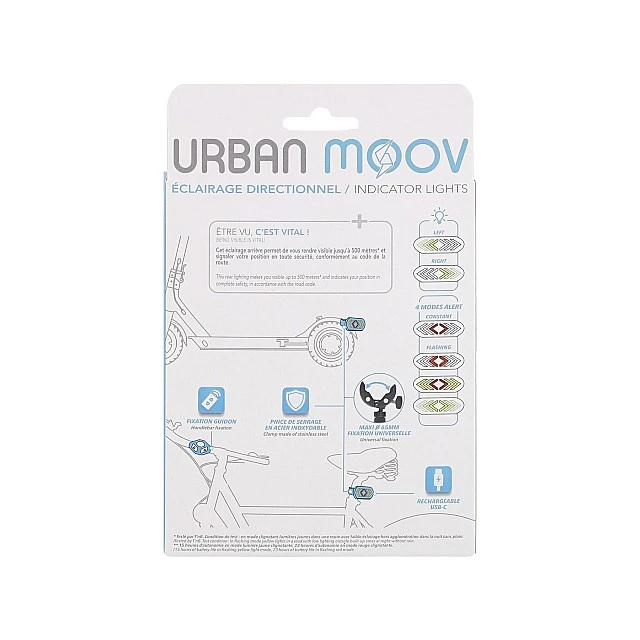 TNB Urban Moov bicycle turn signal, with controller