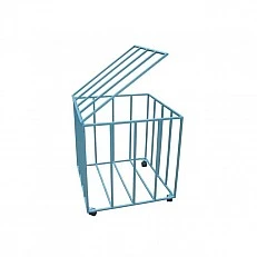 Basket for balls, metal
