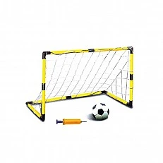 Children’s football goal, 91.5 x 48 x 61 cm, with ball and pump