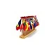 Nowa Szkola Flags of European countries, with a wooden stand