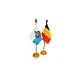 Nowa Szkola Flags of European countries, with a wooden stand