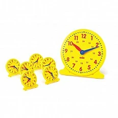 Learning Resources Class Clocks Set, 25 pieces