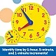 Learning Resources Комплект Часовници за клас, 25 броя