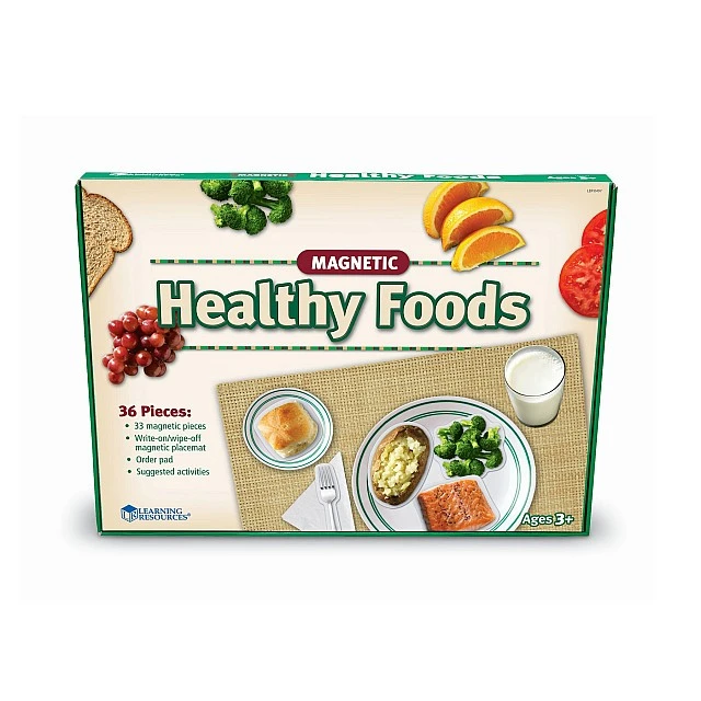 Learning Resources Magnets, healthy food, 36 pieces