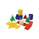 Learning Resources Геометрични фигури и развивки, 16 броя
