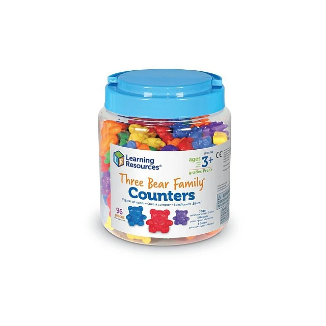 Learning Resources Bear family, to count, 96 pieces