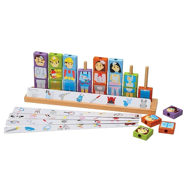 Nowa Szkola Game Professions, wooden, 24 pieces