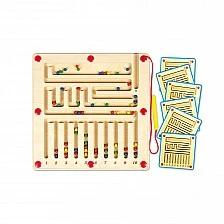 Nowa Szkola Maze board, magnetic, with numbers, 29.5 x 29.5 cm
