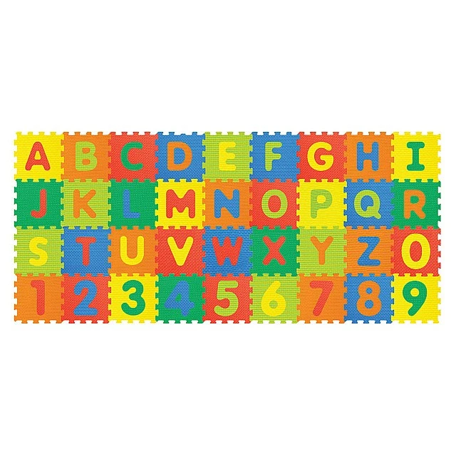 Nowa Szkola Soft floor puzzle, numbers and letters, 36 pieces