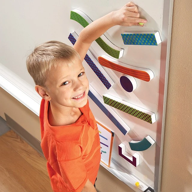 Learning Resources Stem Ball Track, Magnetic, 29 Pieces