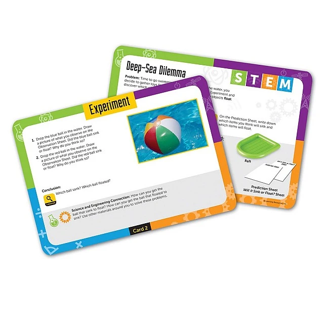 Learning Resources Stem Set - Sinks or Floats, Plastic, 32 Pieces
