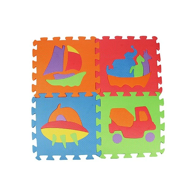 Puzzle soft flooring, vehicles, 30 x 30 x 1 cm