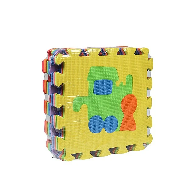 Puzzle soft flooring, vehicles, 30 x 30 x 1 cm