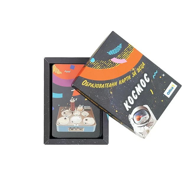 Cubos Educational cards - Space, 50 pieces