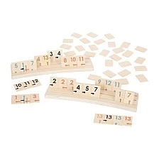 Small Foot Rummikub game, logic, gold edition