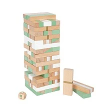 Small Foot Jenga Game, Wooden, Gold Edition