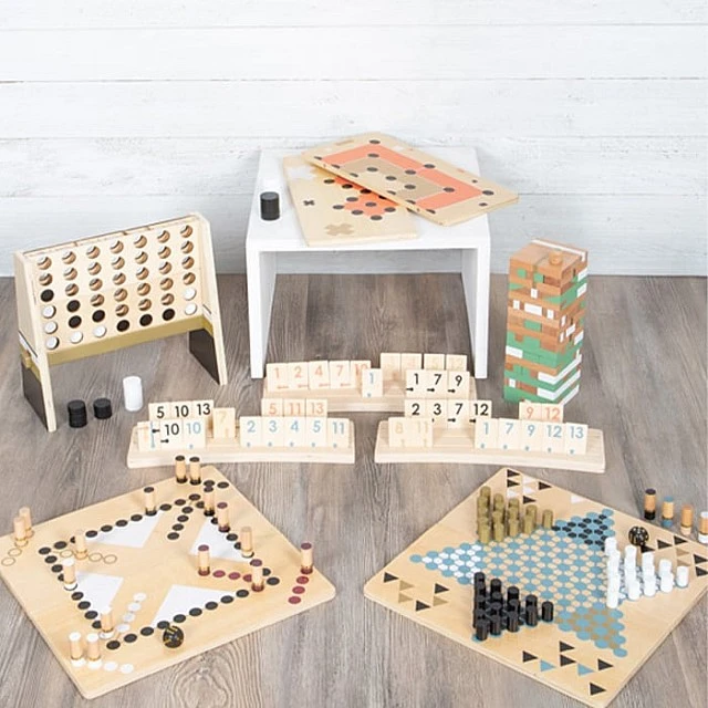 Small Foot games Draughts and cards gold edition