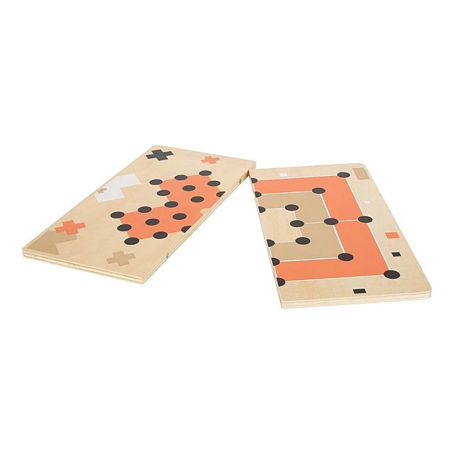 Small Foot games Draughts and cards gold edition
