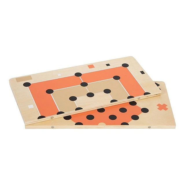 Small Foot games Draughts and cards gold edition