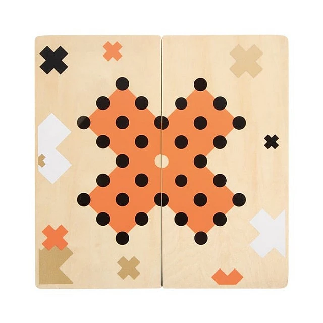 Small Foot games Draughts and cards gold edition