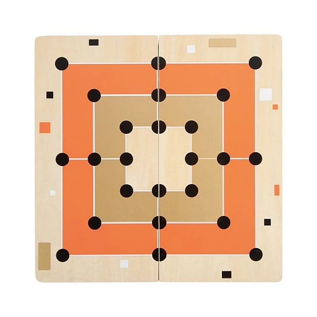 Small Foot games Draughts and cards gold edition