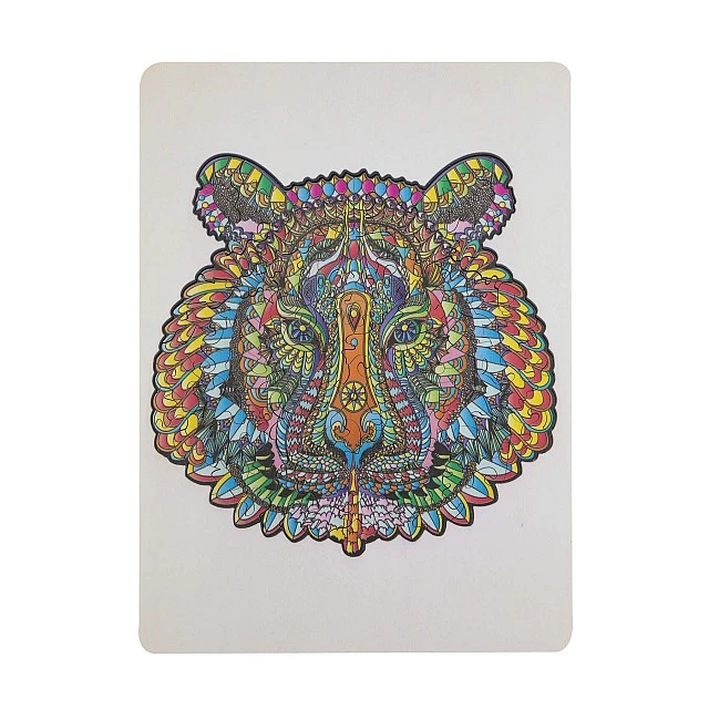 Grafix Puzzle Tiger, unique shapes, wooden, 130 pieces