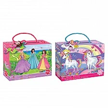 Grafix Puzzle for girls, 39 x 29 cm, 45 pieces, assorted, pack 48