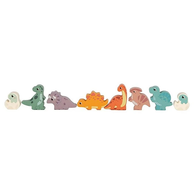 Small Foot Construction Set Dinosaur, wooden, 50 pieces