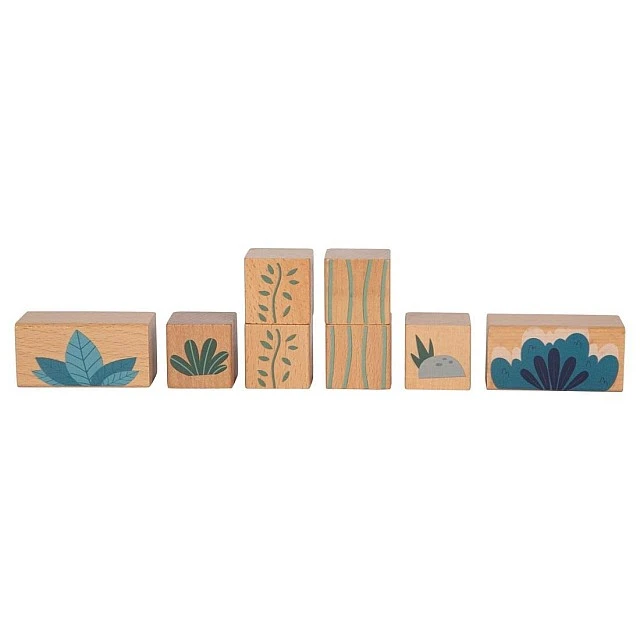 Small Foot Construction Set Dinosaur, wooden, 50 pieces