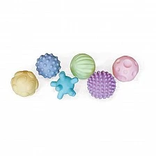 Nowa Szkola Sensory balls, in pastel colors, 6 pieces