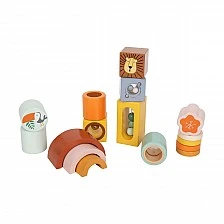 Small Foot Safari cubes and shapes, for motor development