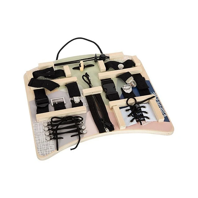 Small Foot Active clip-on board, with laces and buckles, 25 x 30 x 1.5 cm