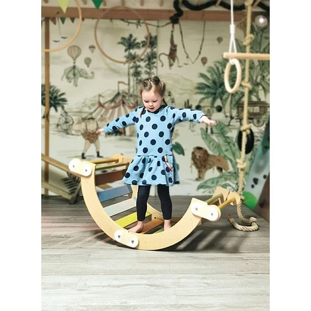 Small Foot Дъга за катерене, дървена, 108 х 67 х 45 cm