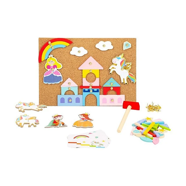 Small Foot Mosaic Unicorn, with hammer, wooden