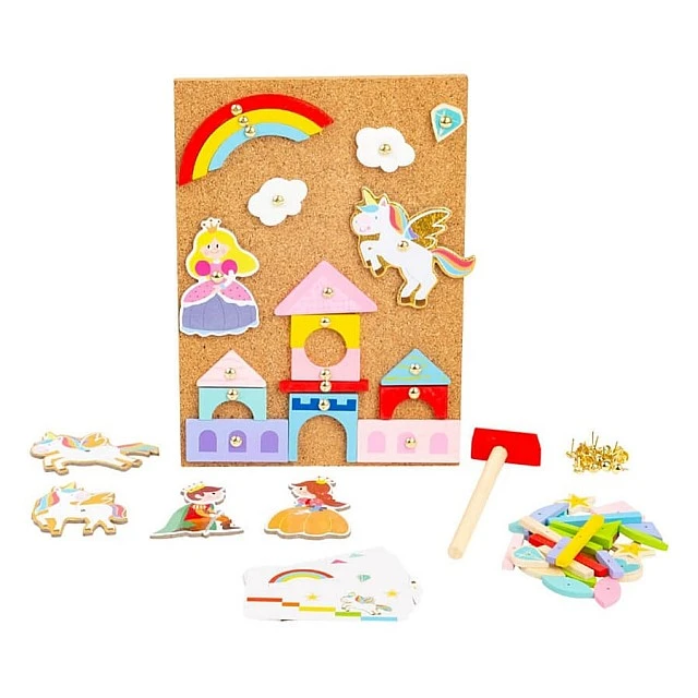 Small Foot Mosaic Unicorn, with hammer, wooden