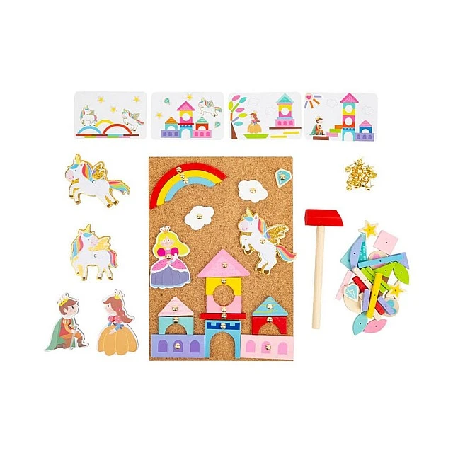 Small Foot Mosaic Unicorn, with hammer, wooden