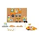Small Foot Building Site mosaic with hammer wooden