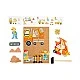 Small Foot Building Site mosaic with hammer wooden
