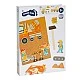 Small Foot Building Site mosaic with hammer wooden