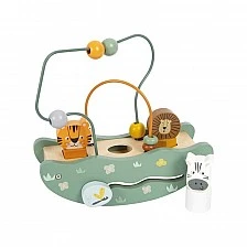 Small Foot Safari bead maze toy with caterpillar