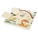 Small Foot Safari activity board with doors and locks, 22 x 1 x 22 cm